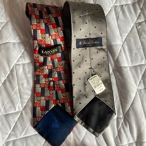 Lanvin & brooks brothers neck tie